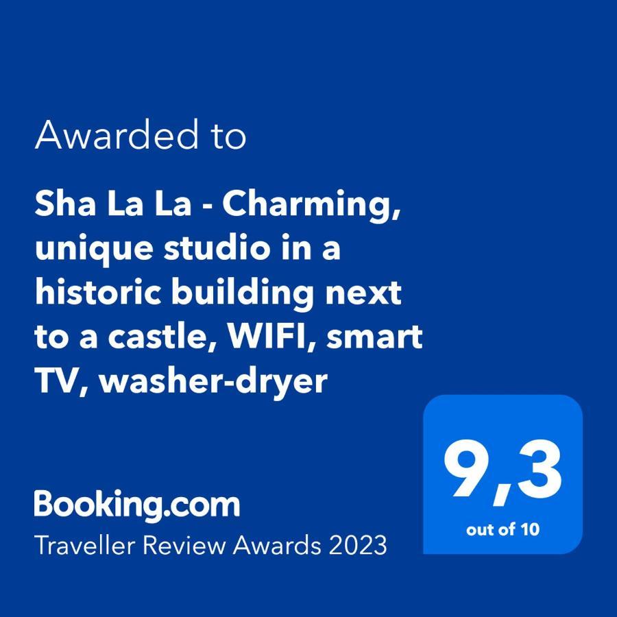 Sha La La - Charming, Unique Studio In A Historic Building Next To A Castle, Wifi, Smart Tv, Washer-Dryer Bakar Buitenkant foto